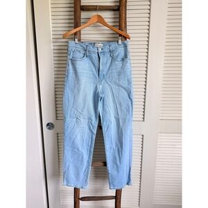Madewell The Perfect Vintage Straight Jean Light Wash High Rise Denim 30